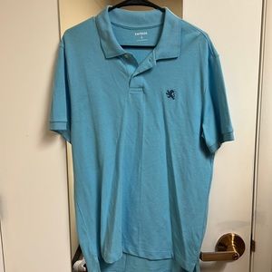 Blue Medium Express Polo Shirt